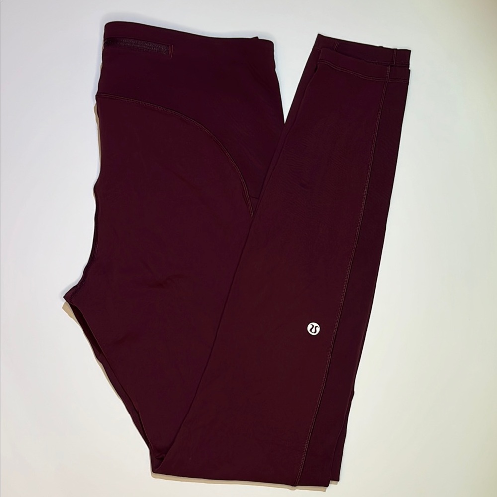 lululemon athletica Burgundy Leggings